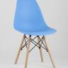 Стул Eames DSW голубой, литой полипропилен, стальной каркас, массив бука, 4 шт. в Самаре