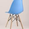 Стул Eames DSW голубой, литой полипропилен, стальной каркас, массив бука, 4 шт. в Самаре