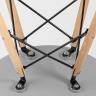 Стул Eames DSW голубой, литой полипропилен, стальной каркас, массив бука, 4 шт. в Самаре