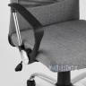 Компьютерное кресло TopChairs Bonus офисное серое в обивке из текстиля и сетки, механизм качания Top Gun пятилучье в Самаре