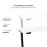 Стол с регулировкой высоты 2AR2 черный/ЛДСП белый, 140x60 в Самаре