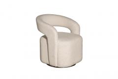 76AR-73960 Кресло поворотное Тедди (Teddy) белое 65*70*75см