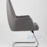 TopChairs Viking офисное серое обивка экокожа, металлический каркас в Самаре