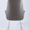 TopChairs Viking офисное серое обивка экокожа, металлический каркас в Самаре