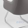 TopChairs Viking офисное серое обивка экокожа, металлический каркас в Самаре