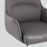 TopChairs Viking офисное серое обивка экокожа, металлический каркас в Самаре