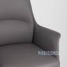 TopChairs Viking офисное серое обивка экокожа, металлический каркас в Самаре