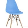 Стул Eames DSW голубой, литой полипропилен, стальной каркас, массив бука, 4 шт. в Самаре