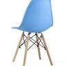 Стул Eames DSW голубой, литой полипропилен, стальной каркас, массив бука, 4 шт. в Самаре
