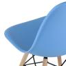 Стул Eames DSW голубой, литой полипропилен, стальной каркас, массив бука, 4 шт. в Самаре