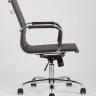 Компьютерное кресло TopChairs City S офисное коричневое, обивка экокожа, механизм качания и регулировки по высоте в Самаре