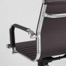 Компьютерное кресло TopChairs City S офисное коричневое, обивка экокожа, механизм качания и регулировки по высоте в Самаре
