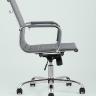 Компьютерное кресло TopChairs City S офисное серое, обивка экокожа, механизм качания и регулировки по высоте в Самаре