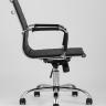 Компьютерное кресло TopChairs City S офисное черное в обивке из экокожи, механизм регулирования по высоте и качания в Самаре