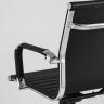 Компьютерное кресло TopChairs City S офисное черное в обивке из экокожи, механизм регулирования по высоте и качания в Самаре