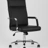 Компьютерное кресло TopChairs Original офисное черное в обивке из экокожи, механизм качания Top Gun в Самаре