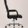 Компьютерное кресло TopChairs Original офисное черное в обивке из экокожи, механизм качания Top Gun в Самаре
