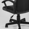 Компьютерное кресло TopChairs Comfort офисное черное в текстильной обивке с механизмом регулировки по высоте в Самаре