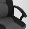 Компьютерное кресло TopChairs Comfort офисное черное в текстильной обивке с механизмом регулировки по высоте в Самаре